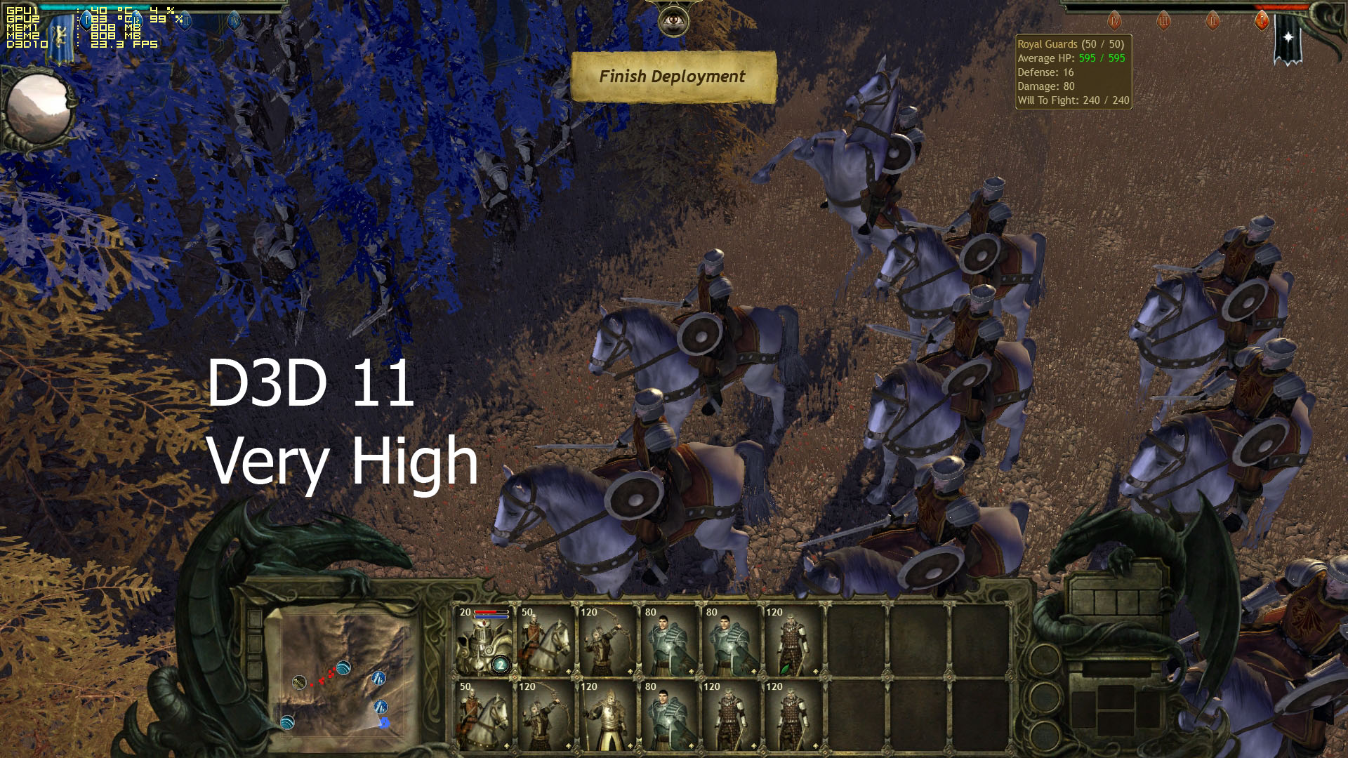 King Arthur II - Demo D3D 11 Very High