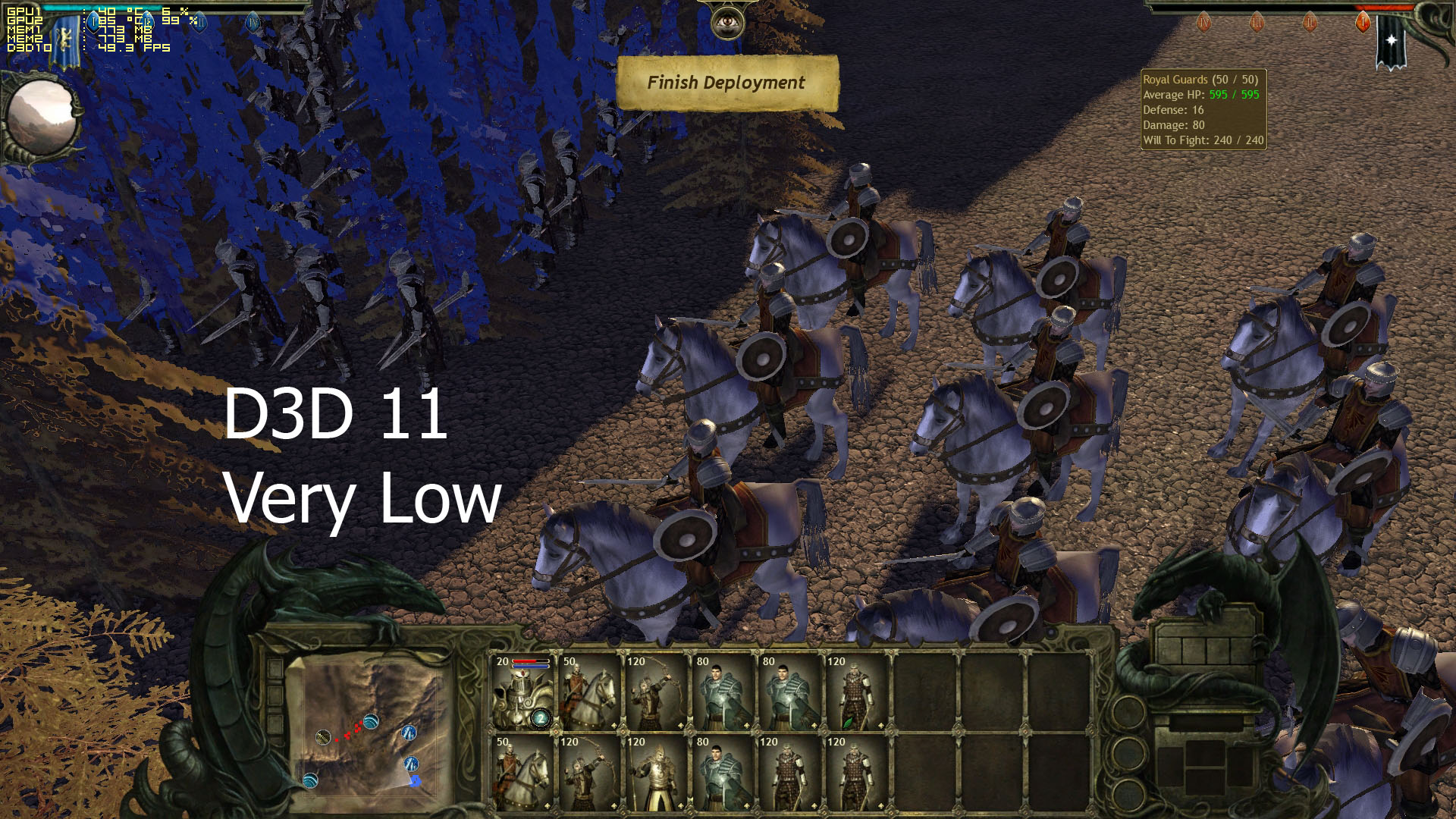 King Arthur II - Demo D3D 11 Very Low