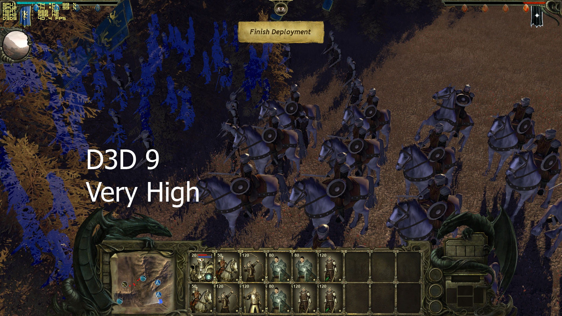 King Arthur II - Demo D3D 9 Very High