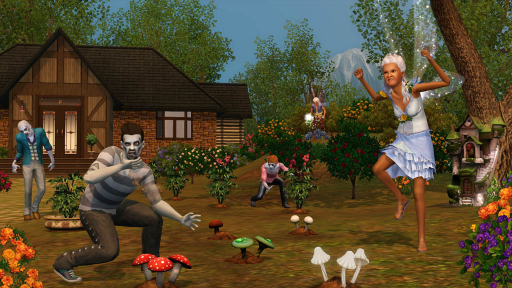 TS3 Supernatural FairyZombie Garden
