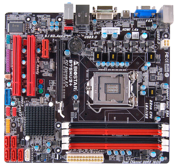 BIOSTAR B75MU3 2