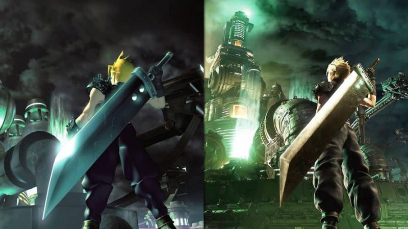 final fantasy vii key art 97 vs 2020 889x500