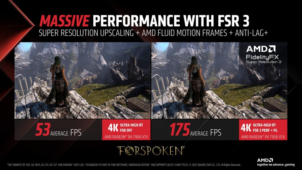 AMD FSR 3 Gamescom