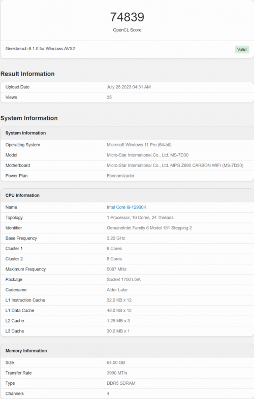 AMD Radeon Pro W7600 GPU Geekbench Leak 2 926x1456