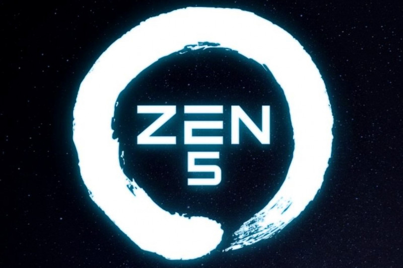 Logo AMD Zen 5 mis à jour