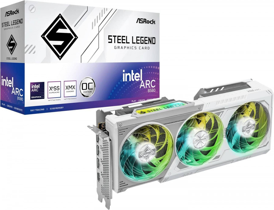 ASRock Intel Arc B580 Steel Legend