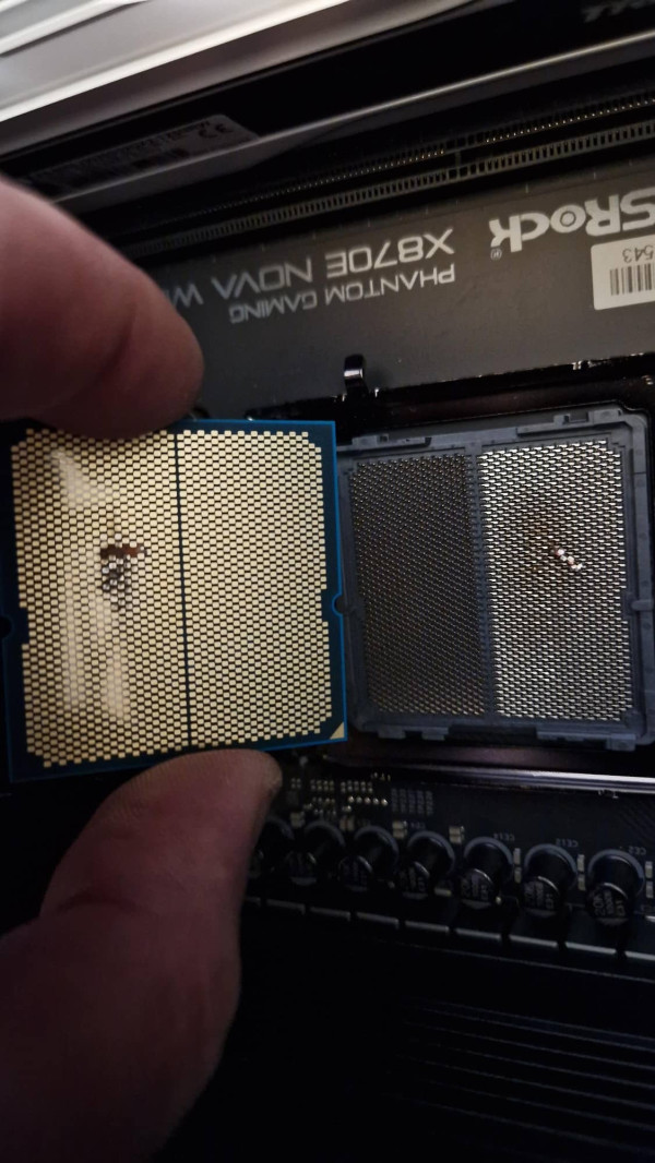 9800X3D burned