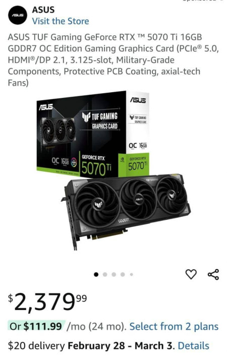 RTX 5070 Amazon