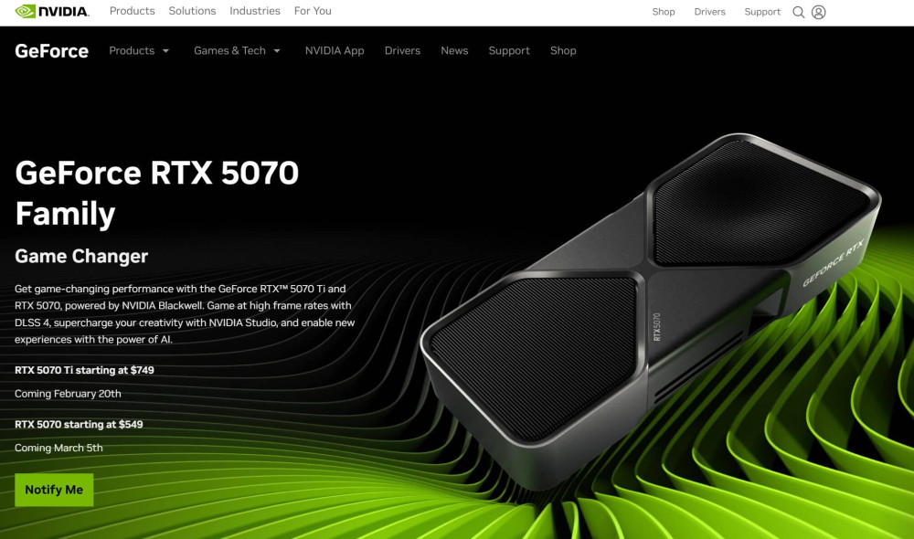 RTX 5070 MARCH 5