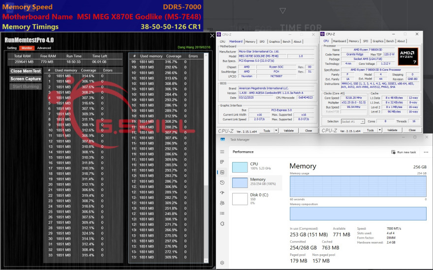 G.Skill 7000 256