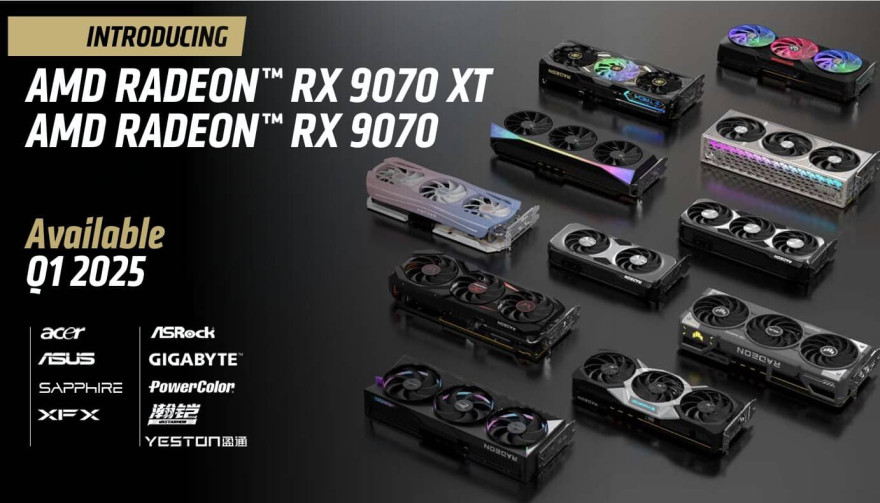 amd rdna4 radeon rx 9070 4