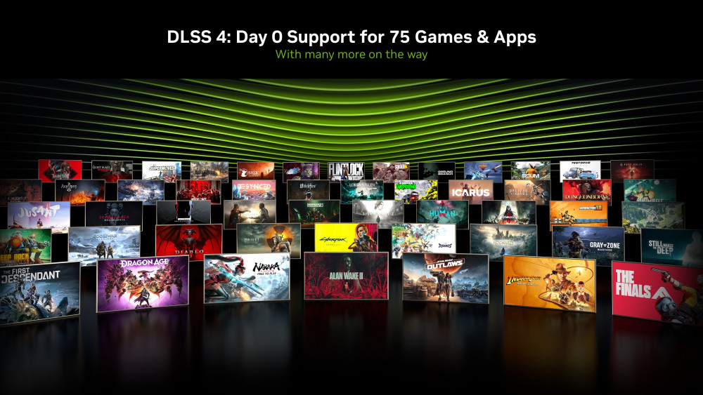 dlss 4 over 75 games and apps