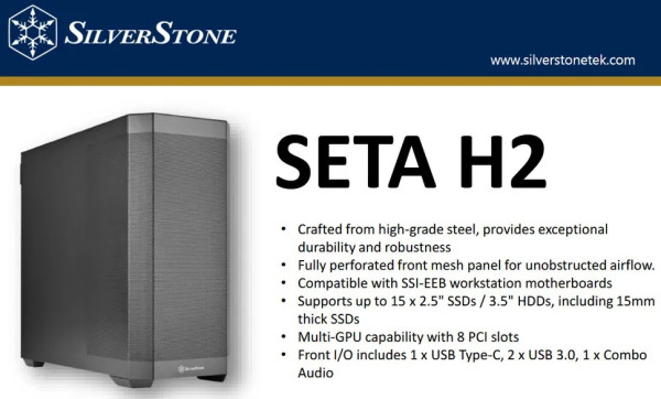 Silverstone Seta H2 0