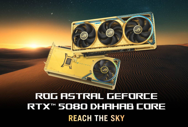 ROG Astral GeForce RTX 5080 Dhahab CORE