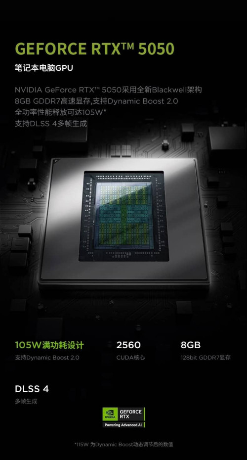 RTX 5050 laptop