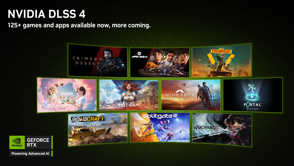 GeForce RTX DLSS4 New Games