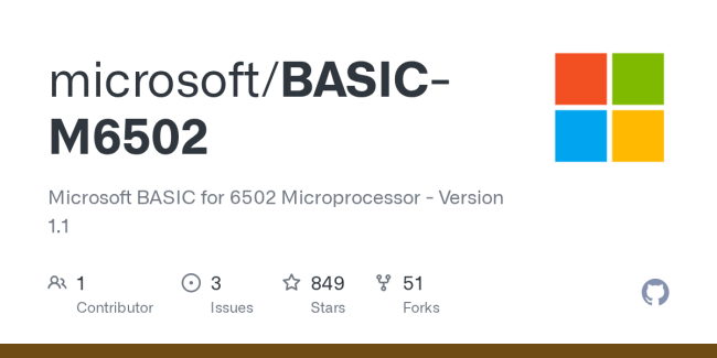 BASIC for 6502