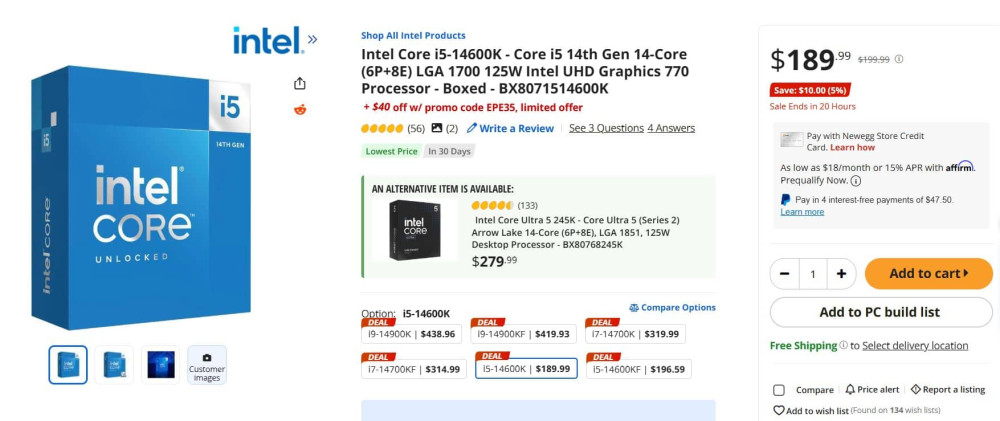 Core i5 14600K Battlefield 6