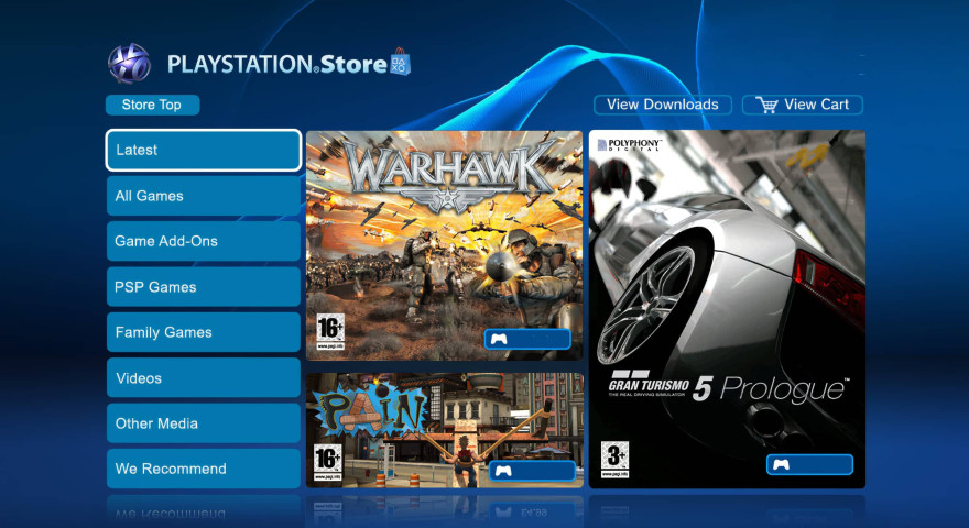 PlayStation Store PlayStation 3