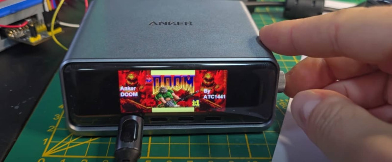 DOOM on the ANKER Prime Charging Station
