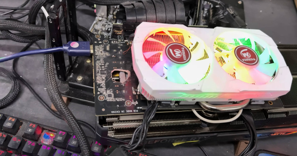 RTX 5070TI COM BURACO