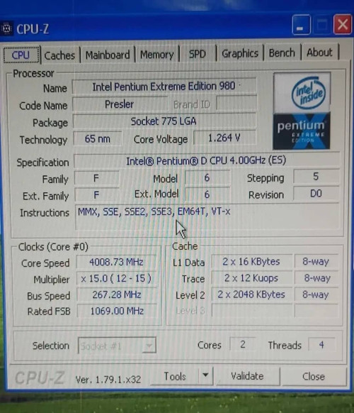 found this intel extreme edition 980 engineering sample v0 44p1wgi3x8qf1