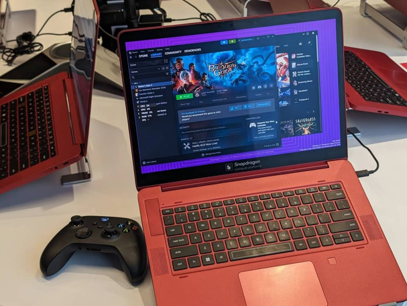 snapdragon x elite windows 11 games