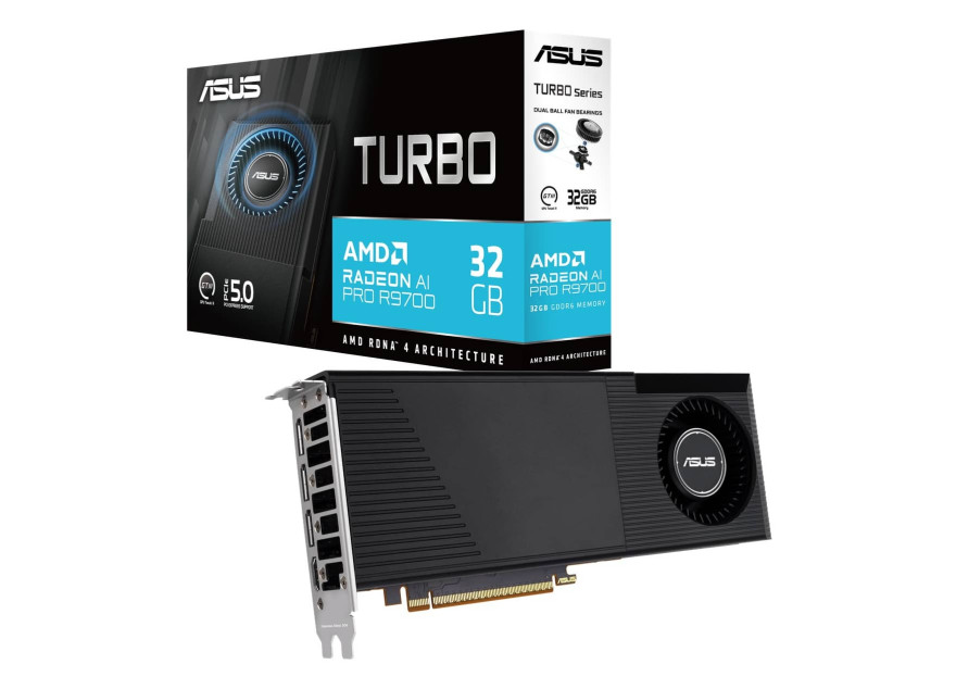 ASUS TURBO AI PRO R9700 BOX Card