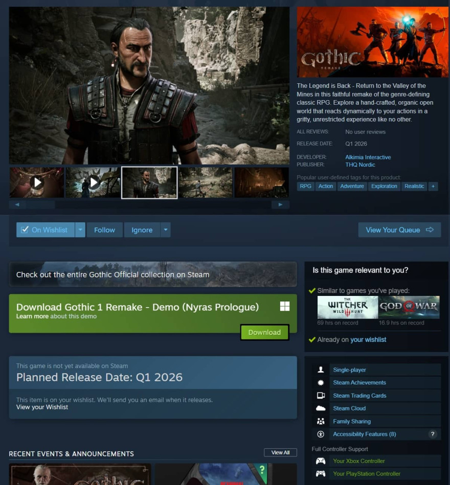 Gothic 1 Remake