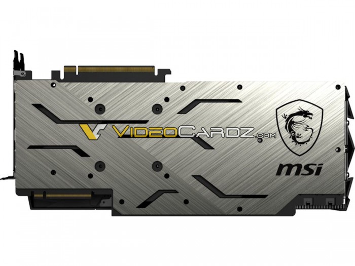 MSI RTX 2080 Ti GAMING X TRIO Backplate
