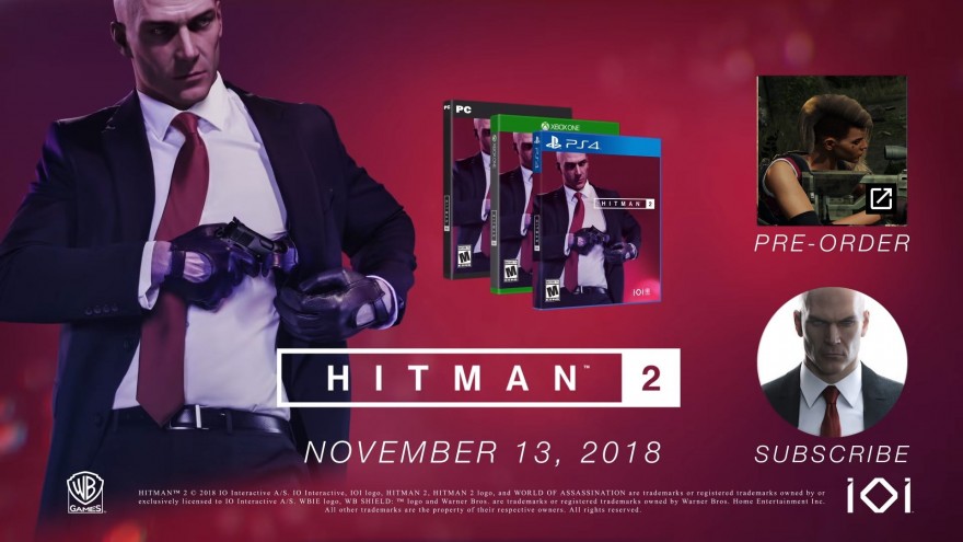 The announcement and first details of HITMAN 2 Screenshot 1