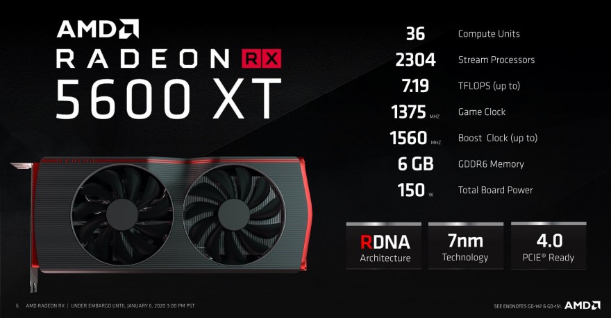 AMD Radeon RX 5600 XT 6