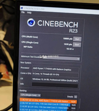 RYZEN 7745HX CINEBENCH 768x858