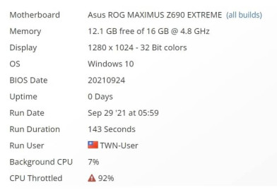 29 intel core i9 12900 z plyta glowna asus rog maximus z690 juz po pierwszych testach zablokowany alder lake pokazuje moc 1