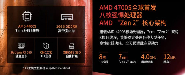 AMD 4700S Motherboard 1