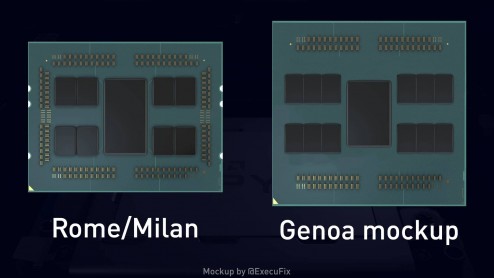 AMD EPYC Zen4 Genoa Mockup