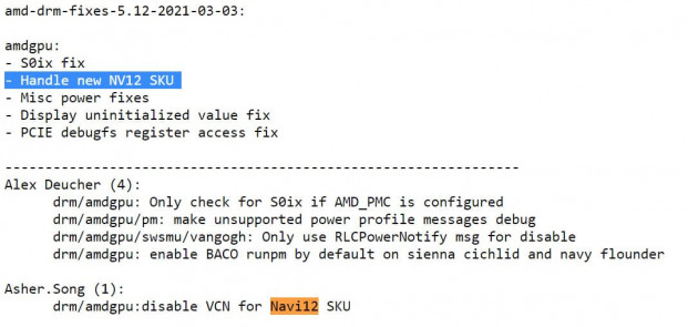 AMD NAVI12 VCN