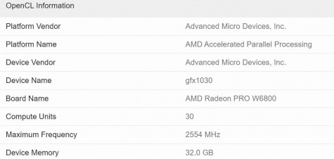 AMD Radeon Pro W6800 141284