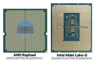 AMD Raphael AM5 vs Intel AlderLake LGA1700