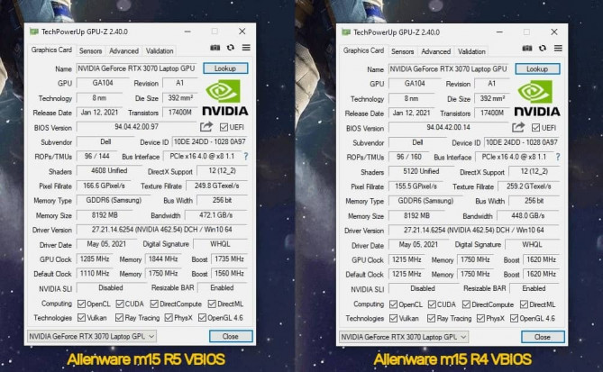 Alienware RTX3070 Fiasco