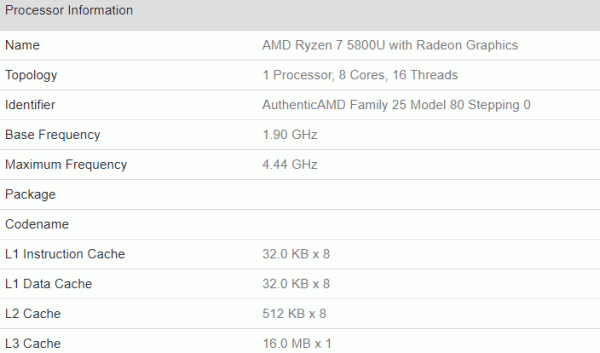 2 1 AMD Ryzen 7 5800U Geekbench