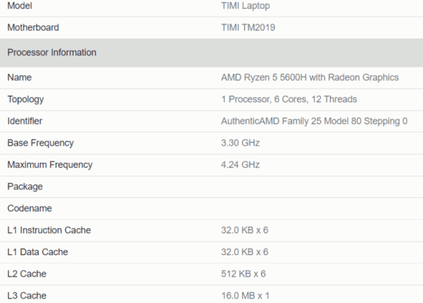 1 1 AMD Ryzen 5 5600H 768x551