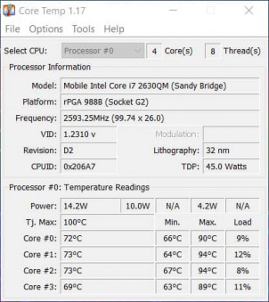 Core Temp 1.17