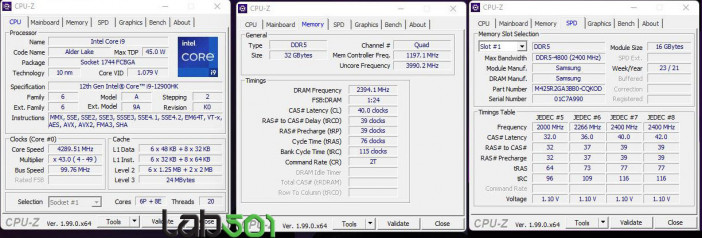 Core i9 12900HK CPUZ 1
