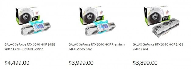 GALAX GeForce RTX 3090 HOF AUSTRALIE