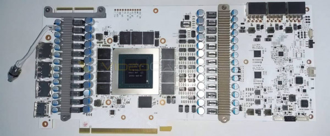 GALAX RTX 3090 HOF PCB Front 1200x497