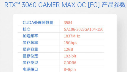 Galax RTX 3060 Ga104 1
