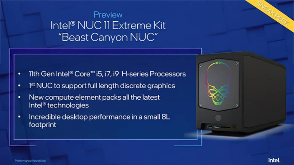 Intel Beast Canyon NUC 11 Extreme