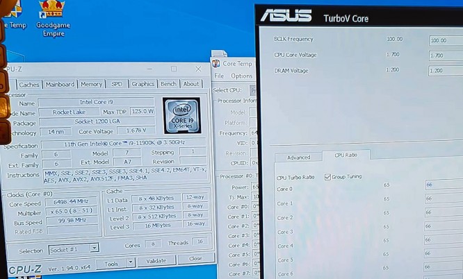 Intel Core i9 11900K 6.5 GHz