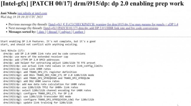 Intel DG2 DP2 enablement 768x428